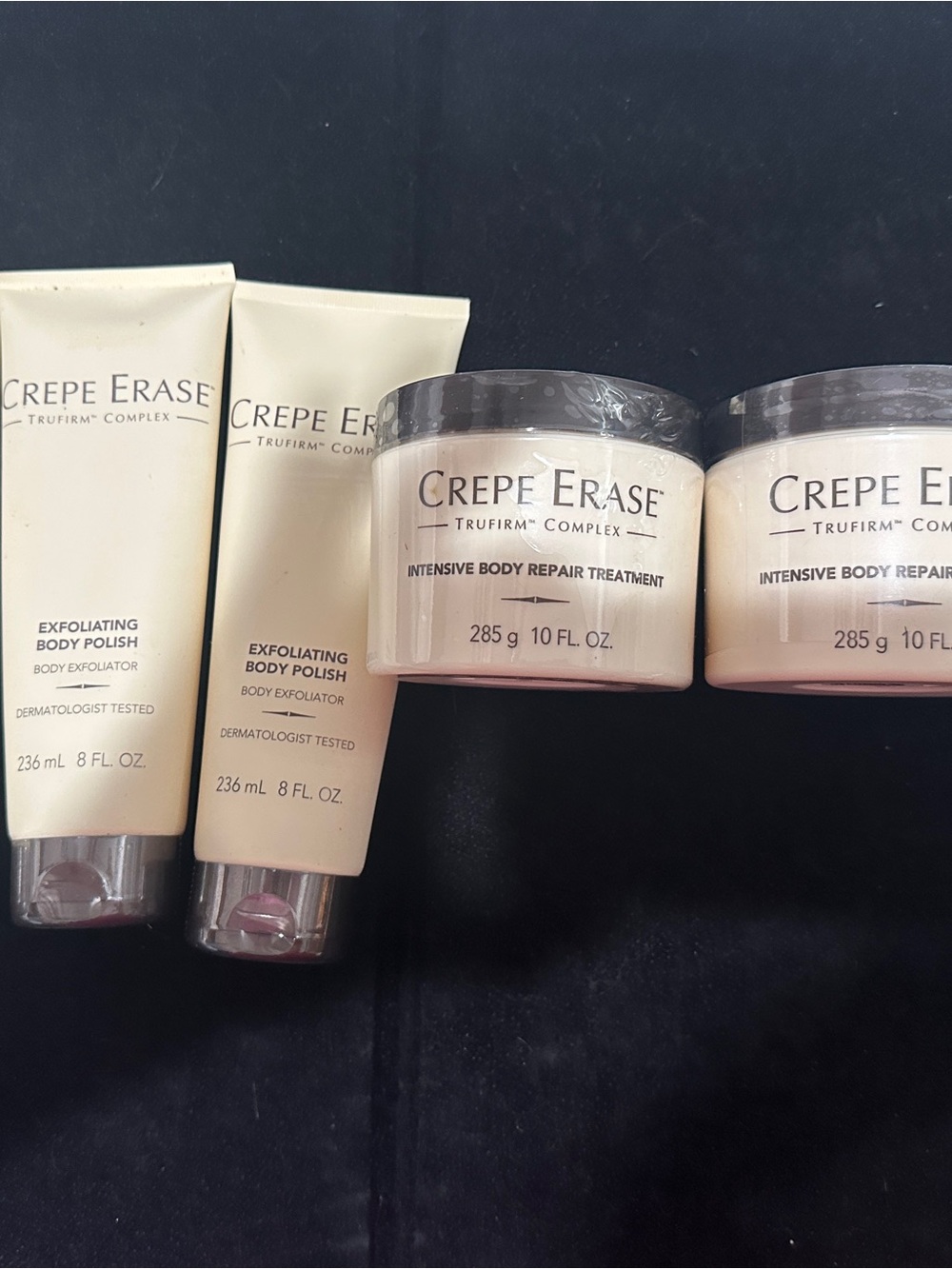 Crepe Erase Exfoliating Body Polish & Intensive Body Repair Treatment - Cream